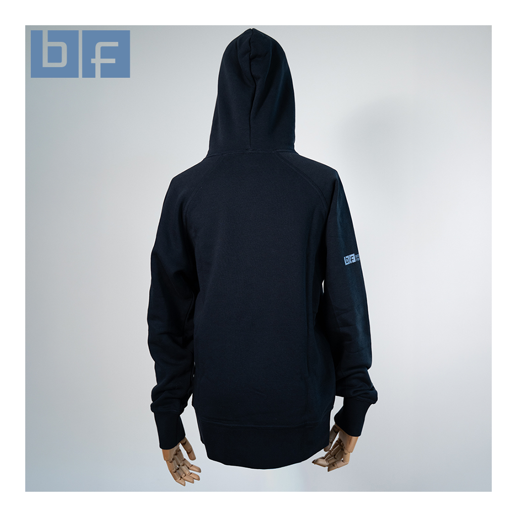 Bockermann Fritze | Damen Kapuzen Sweater "Skyline" in der Farbe navy – Bild 4