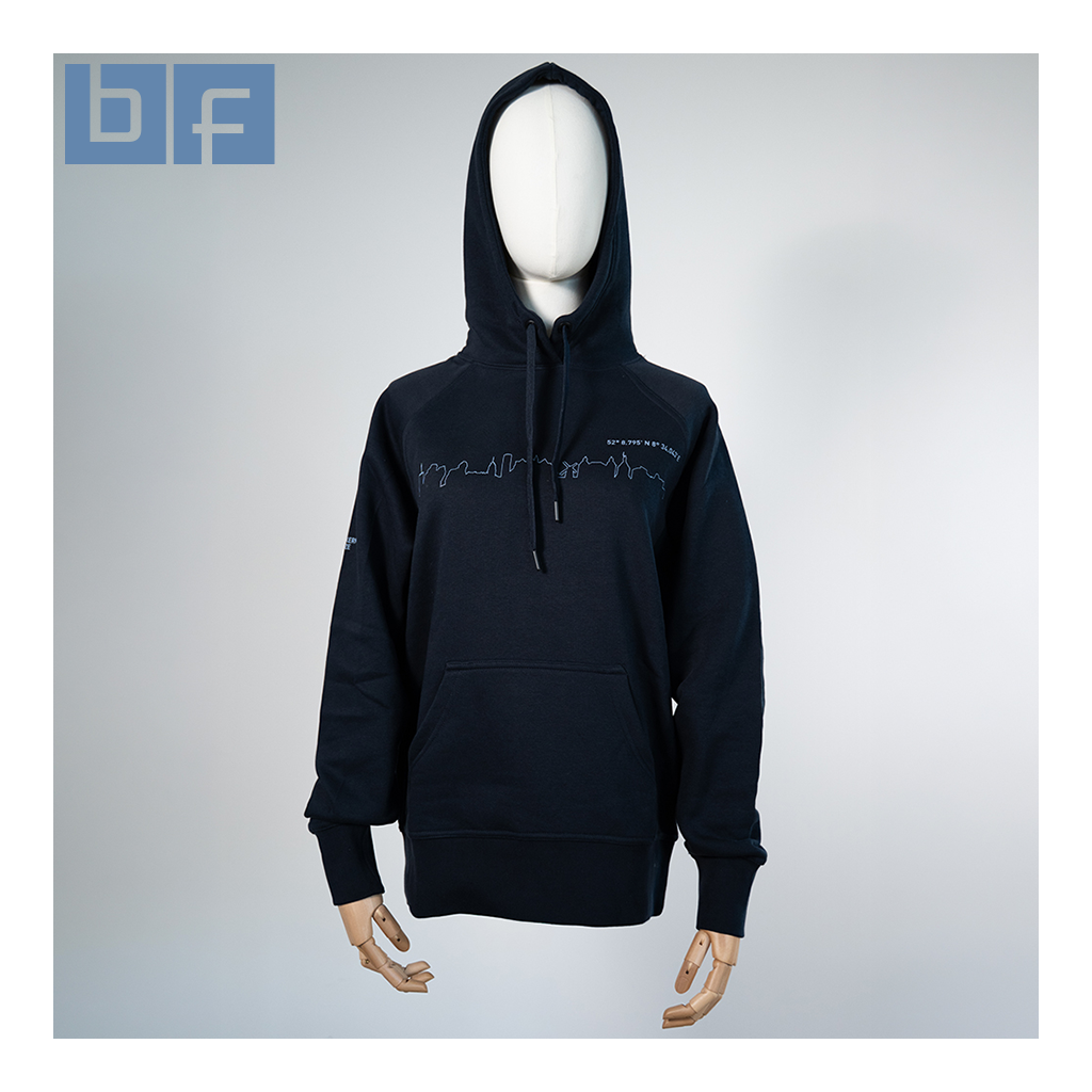 Bockermann Fritze | Damen Kapuzen Sweater "Skyline" in der Farbe navy – Bild 3