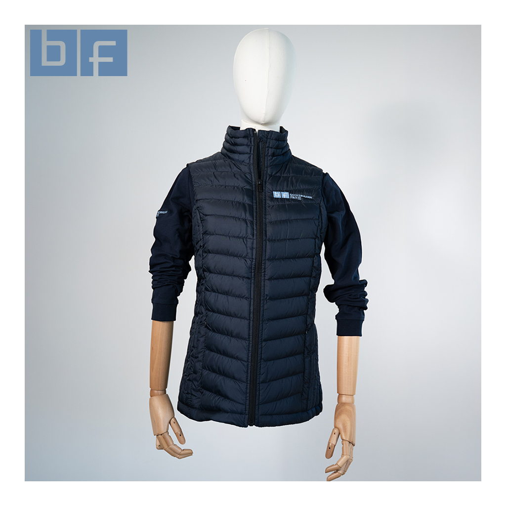 Bockermann Fritze | Damen Weste Bodywarmer in der Farbe navy | Stick – Bild 2