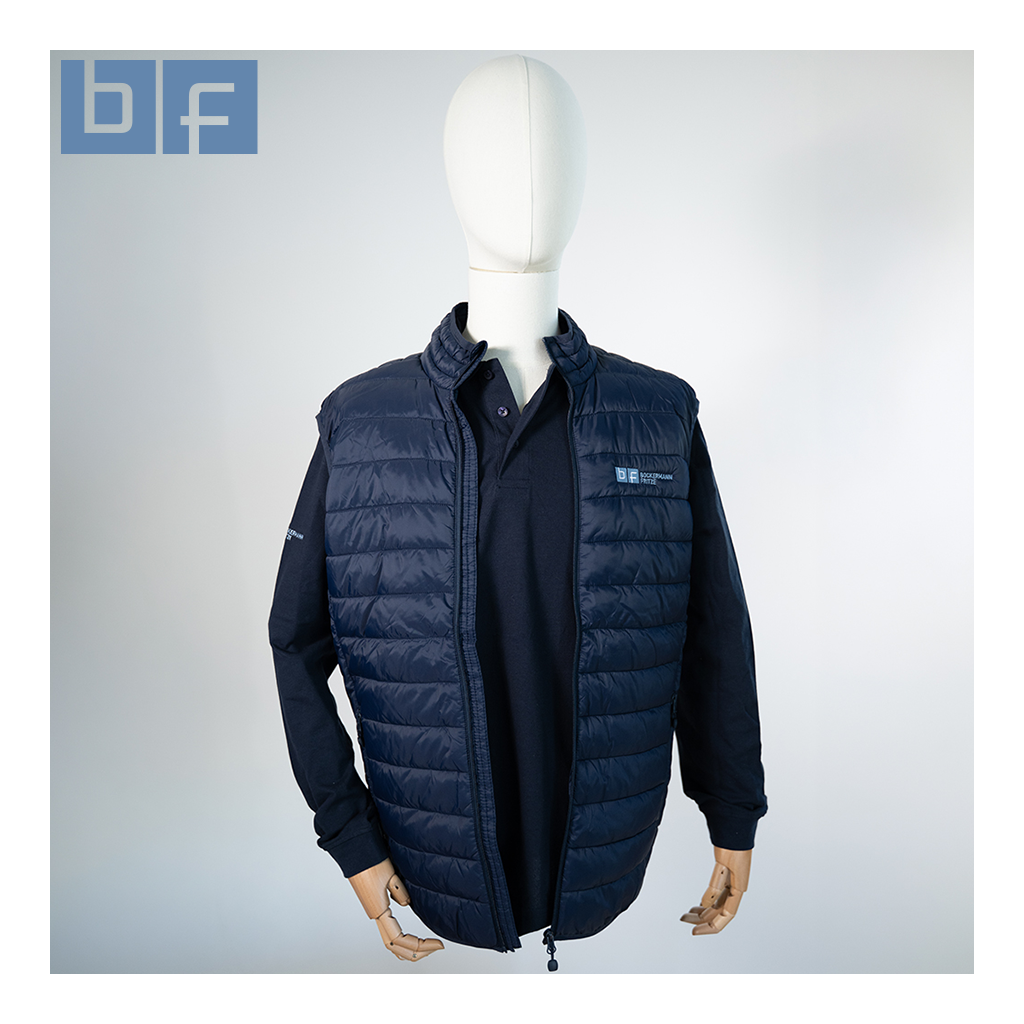 Bockermann Fritze | Herren Weste Bodywarmer in der Farbe navy | Stick