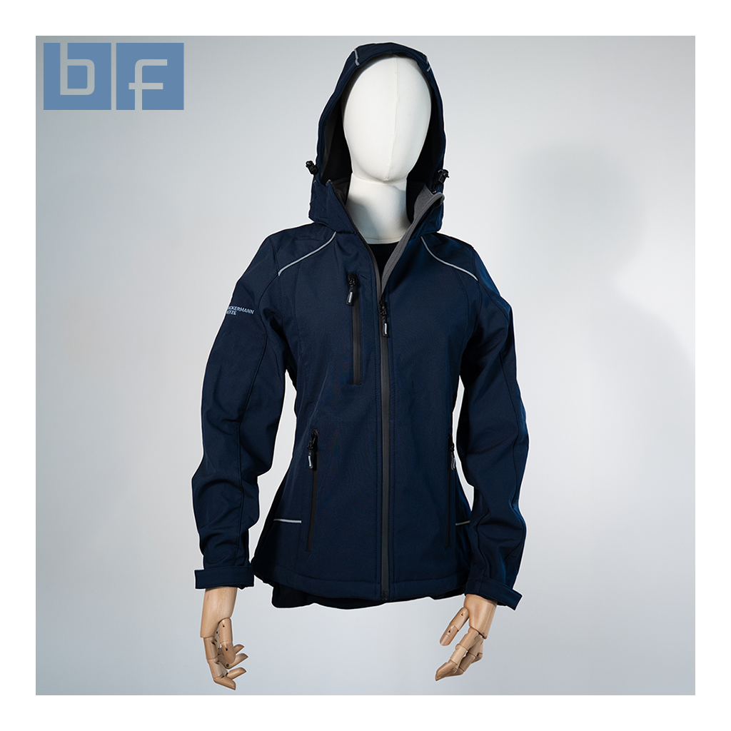 Bockermann Fritze | Damen Softshell Jacke in der Farbe navy | Stick – Bild 3
