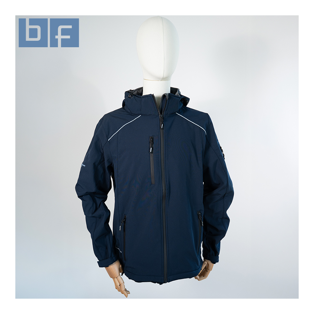 Bockermann Fritze | Herren Softshell Jacke in der Farbe navy | Stick – Bild 4