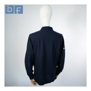 Alternative view of Bockermann Fritze | Herren Piqué Polo langarm in der Farbe navy | Stick