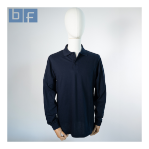 Bockermann Fritze | Herren Piqué Polo langarm in der Farbe navy | Stick