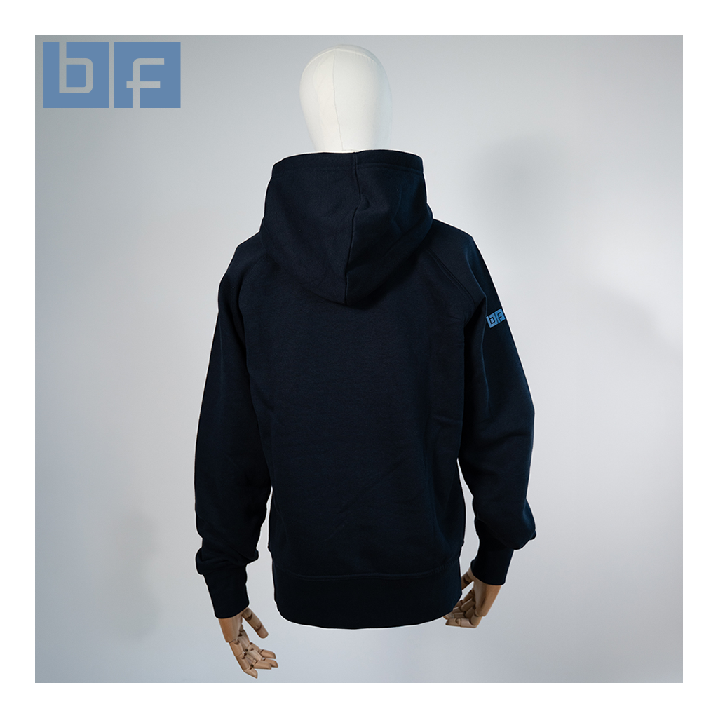 Bockermann Fritze | Damen Kapuzen Sweater "TEAM" in der Farbe navy – Bild 2