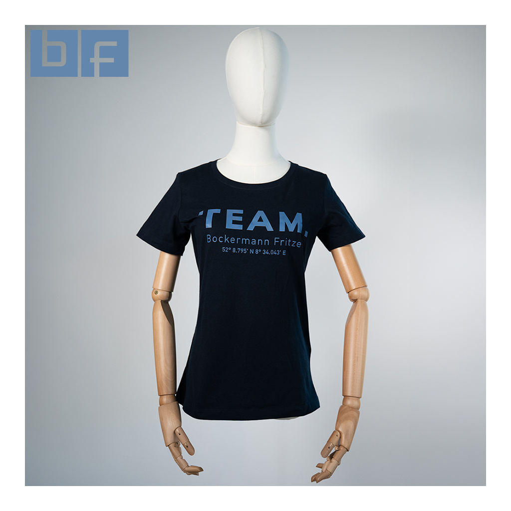 Bockermann Fritze | Damen T-Shirt "TEAM" in der Farbe navy
