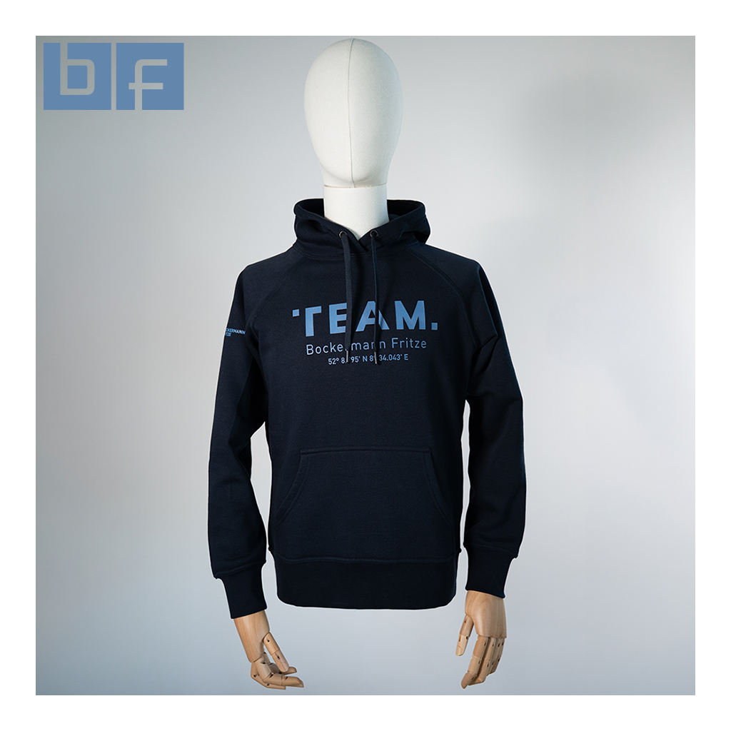 Bockermann Fritze | Herren Kapuzen Sweater "TEAM" in der Farbe navy